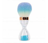 Professional Hourglass Nail Brush Ultra Soft Fiber Manicure Cleaner & Makeup Blush Remover Tool Gradient Design for Home Salon Nail Art Care
