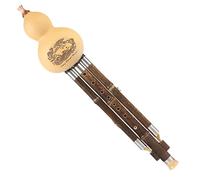 Professional Hulusi Chinese Traditional Ethnic Gourd Musical Instrument Professional Playing Type Nine-hole Hulusi Flute Hulusi Flute (Color : F key)