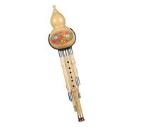Professional Hulusi Handmade Hulusi Professional Performance Type Beginner Adult 9 Hole C Key B Flat(Type 5)