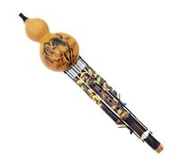 Professional Hulusi Handmade Performance Type Hulusi Flute Beginner Adult Student Gourd Flute Wind Instrument Hulusi Flute (Color : G key)
