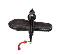 Professional Hulusi Hulusi Black Gourd Cucurbit Flute Ethnic Musical Instrument Key Of C With Case(Type B)