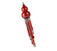 Professional Hulusi Plus 3 Keys All Mahogany Hulusi Performance Type Adult Wide Range B Flat Forehand(Type 3)