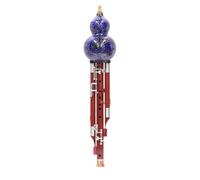 Professional Hulusi Seven Hole Plus 5 Key Hulusi Instrument Professional Performance Type B Flat C Tune Wide Range(Type 8)