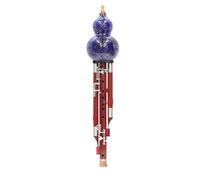 Professional Hulusi Seven Hole Plus 5 Key Hulusi Instrument Professional Performance Type B Flat C Tune Wide Range(Type 3)