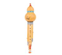 Professional Hulusi Traditional Chinese Ethnic Cucurbit Flute Golden Silk Bamboo 9 Holes Gourd Flute For Beginners Gourd Musical
