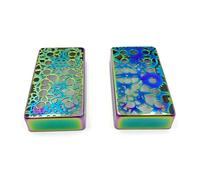 Professional Humbucker Metal Shell Electric Guitar Pickup Lid Guitar Cover Brass Texture Instruments Accessories Hollow Flower Engraved Shield