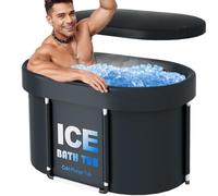 Professional Ice Bath Tub for Adults, Ice Tub with Lid for Athletes, Bath for Cold Therapy Recovery, 450 L and 105 cm Long