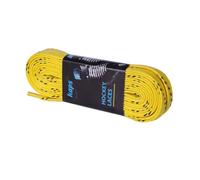 Professional Ice Hockey Skate Laces Waxed, Inline Roller Blading Skating, Quality Cotton, Made in Europe (305 cm - 120 inch - Yellow)