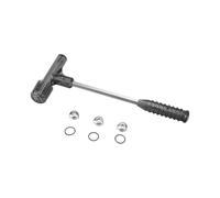 Professional Impact Bullet Puller Hammer with 3 Sets Hand Remover Tool for 0.17 to 50 Cal Multi-Functional Repair Tool(Black)
