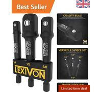 Professional Impact Grade Socket Adapter Set in Holder - Lifetime