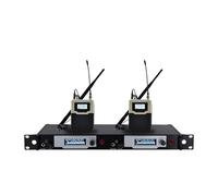 Professional In-Ear Wireless Monitoring System 2-Channel Stage Wireless In-Ear Monitoring UHF Bodypack Monitor(Full set)