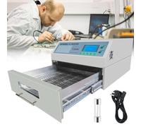 Professional Infrared Reflow Oven Furnace for IC Heater BGA Rework, Automatic Soldering Machine with Hot Air Circulation, Ideal for Electronics Repair and Assembly