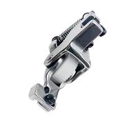 Professional Invisible Zippers Presser Foot Attachment for Flatbed Sewing Machine Adjustable Steel Roller Adjustable Heavy Duty Fabric Roller for Garment Making Smooth Rolling