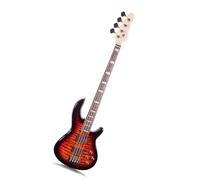 Professional Jazz Bass Electric Guitar Suitable For Beginners To Practice Standard Electric Guitar(Light Brown)