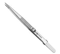 Professional Jewelers Tweezers Straight Bending Tip Precision Stainless Steel Curved Straight Multi Purpose Professional Jewelry Tools Stainless Steel