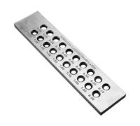 Professional Jewelry Making Wire Draw Plate Crafting Wire Tool Professional Jewelers Tool Steel Drawplate for Jewelry Necklace Rings Crafting