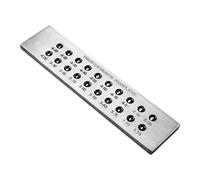 Professional Jewelry Making Wire Draw Plate Crafting Wire Tool Professional Jewelers Tool Steel Drawplate for Jewelry Metalworking Drawplate