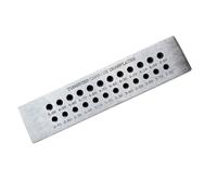 Professional Jewelry Wire Draw Plate Crafting Wire Tool Professional Jewelers Tool Carbon Steel Drawplate for Jewelry Making