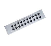 Professional Jewelry Wire Draw Plate Crafting Wire Tool Professional Jewelers Tool Carbon Steel Drawplate for Jewelry Making