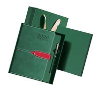 Professional Journal Planner a 5 Organizers Diary Notebook with Buckles and Elegant Pattern Designs for Offices Needs PU Leather Planner Notebook