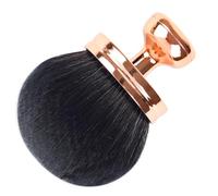 Professional Kabuki Foundation Brush, Extra Large Mushroom Shape Brush, Makeup Brush, Self Tanner Brush,Foundation Cream Powder Liquid,Face Neck Body Makeup Application (Black Rose Gold)