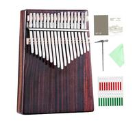 Professional Kalimba 17 Keys With Hole Below Rosewood Acacia Wood For Beginner Musical Instrument Kalimba Thumb Piano(Rosewood)