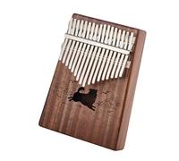 Professional Kalimba 17-note Acacia Wood Full Solid/bamboo Kalimba Finger Piano Beginner Entry Instrument(Style 5)