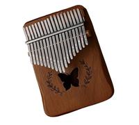 Professional Kalimba 21 Note Thumb Guitar Kalimba A Beginner's Basic Instrument In A Vintage Color Scheme.