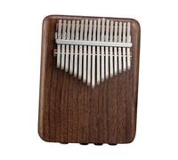 Professional Kalimba Electric Kalimba 17 21 Key Professional Thumb Piano Built In Pickup EQ Full Veneer Solid Wood Keyboard Instrument(17 key)