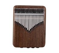 Professional Kalimba Electric Kalimba 17 21 Key Professional Thumb Piano Built In Pickup EQ Full Veneer Solid Wood Keyboard Instrument(21 key)