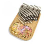 Professional Kalimba Wooden Kalimba 21 Keys Professional Performance Thumb Piano Beginners Practice Keyboard Instruments(B tone)