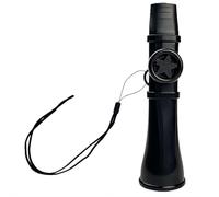 Professional Kazoo Flute - No Membranes Needed, Easy to Learn Musical Instrument for Guitar, Violin, Ukulele, Unique Gift for All Ages (Black)