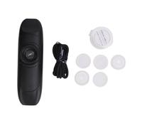 Professional Kazoo, Great Sound Easy to Learn ABS Plastic Professional Kazoo Musical Wind Instrument with 5 Diaphragms for Performance (Black)