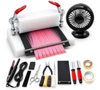 Professional Keratin Hair Extension Machine, Hot Bonding Tool Kit | Salon K-Tip and I-Tip Hair Bonding Iron with 4 Mini Keratin Glue Sticks, DIY Maker for Natural Extensions