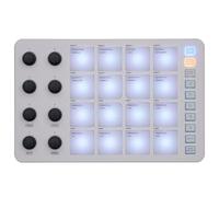 Professional Keybed 8 Knobs Music Production LED Display Practical USB Keyboard Controller With 16 Backlit Drum Pad Backlit Drum Pad
