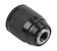 Professional Keyless Drill Chuck 2-13mm 1/20-20UNF Thread Quick Release Converter for Hand Drills - Long-Lasting Steel Construction Black