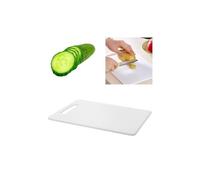 Professional Kitchen Chopping Board, Plastic, White, 27 x 17 cm, Medium Small, 500 g