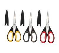 Professional Kitchen Scissors Heavy Duty - 3-Pack Multi-Purpose Kitchen Shears for Meat, Poultry, Food - Stainless Steel Cooking Scissors - Dishwasher Safe Culinary Shears
