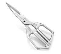 Professional Kitchen Scissors,Heavy Duty Multi-Purpose Food Cooking Shears for Jointing Chicken,Cutting Herbs,Opening Packages - Dishwasher Safe with Bottle Opener
