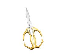 Professional Kitchen Shears for Cutting Bone Fish Vegetables Ergonomic Handle Nonslip Grip Aluminum Alloy Scissors Aluminum Alloy Kitchen Bone Cutter Safe Locks Household Shears High Efficiency Food
