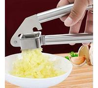 Professional Kitchen Stainless Garlic Press Garlic Mincer Ginger Crusher Peeler Squeezer Heavy Duty Garlic Presser Garlic Crush Garlic Chopper, User-Friendly, Easy to Clean and Highly Durable