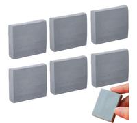 Professional Kneaded Eraser Set - 6PCS Reusable Grey Putty Rubber for Artists, Students & Adults, Ideal for Sketching, Fine Art, Drawing Highlighting & Shading in School, Office or Studio