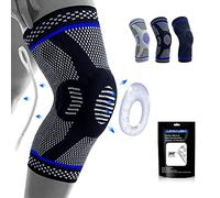Professional Knee Support for Men/Women, Anti Slip Knee Brace Compression Sleeve with Patella Gel Pads & Side Stabilizers for Arthritis,Knee Pain,Meniscus Tear,ACL,Running,Sports,Joint Pain Relief