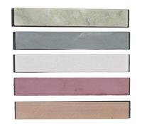 Professional Knife Sharpening Stone Set 5Pcs 1000 3000 5000 8000 10000 Grit Whetstone Sharpener for Kitchen Scissors Chisels and Axes Jade Stone Topaz Ruby Flint White Jade Green