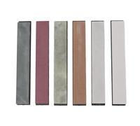Professional Knife Sharpening Stone Set 6PCS 1000 to 10000 Grits Double Sided Whetstone for Kitchen Fishing High Hardness Jade Material Portable and Compact Design