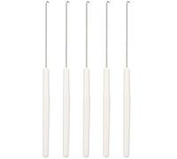 Professional Knitting Machine Crochet Hooks with Handle Metal Plastic 6.9in Replacement Accessories for Silver Reed SRP50 SRP60 SRP60N 5pcs Set