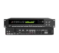 Professional KTV Digital Pre-stage Effector, 15-Band Spectrum Equalizer, Anti-howling Audio, With USB/Bluetooth Playback, Remote Control, For Household Reverberator, Stage, Church