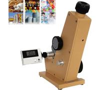 Professional Lab Refractometer with Digital Thermometer, 1.300-1.700nD and 0-95% Brix Range, Ideal for Scientific Research, Teaching, and Factory Labs