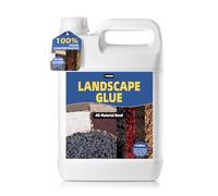 Professional Landscape Glue - Long-Lasting Mulch & Ground Cover Glue - Covers 2X More,Non-Toxic, Fast-Drying & Weatherproof, Pet & Plant Safe - for Mulch, Gravel, Pine Needles, Bark, Pebbles & More