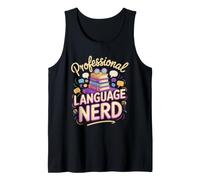 Professional Language Nerd Interpreter Translator ASL Tank Top